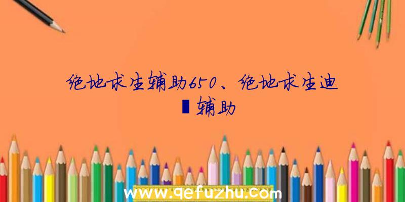 绝地求生辅助650、绝地求生迪迦辅助