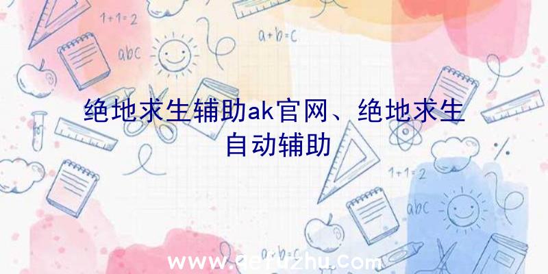 绝地求生辅助ak官网、绝地求生自动辅助