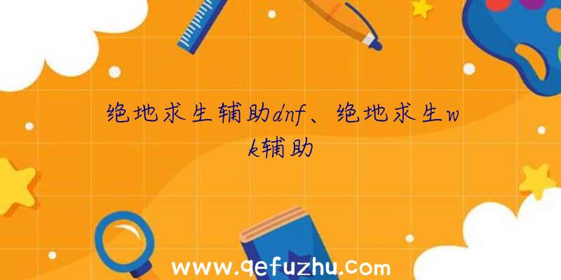 绝地求生辅助dnf、绝地求生wk辅助