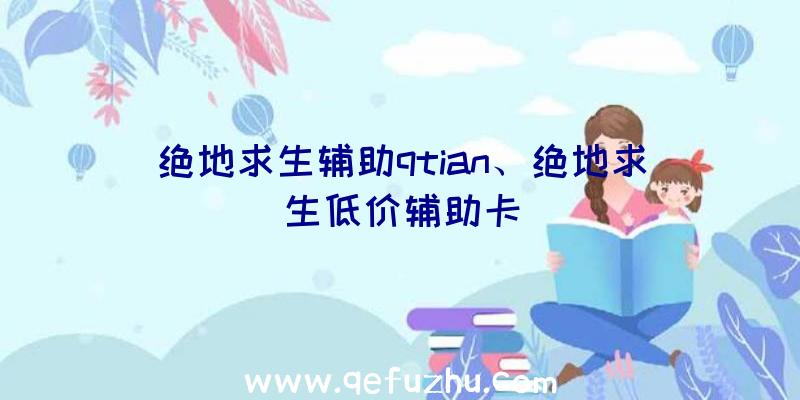 绝地求生辅助qtian、绝地求生低价辅助卡