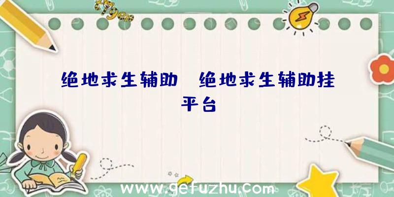 绝地求生辅助u、绝地求生辅助挂平台