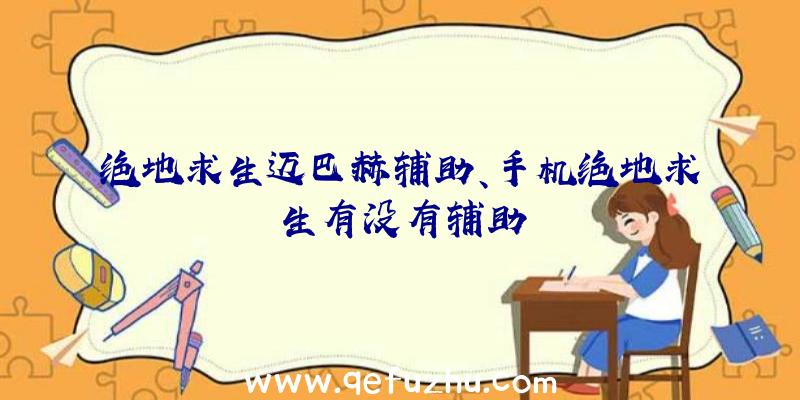 绝地求生迈巴赫辅助、手机绝地求生有没有辅助