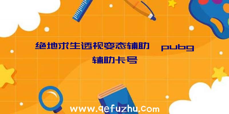 绝地求生透视变态辅助、pubg辅助卡号