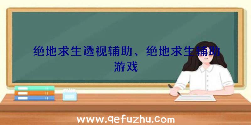 绝地求生透视辅助、绝地求生辅助游戏