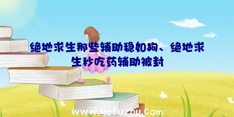 绝地求生那些辅助稳如狗、绝地求生秒吃药辅助被封