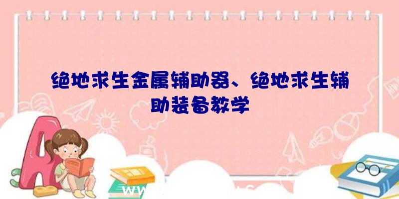 绝地求生金属辅助器、绝地求生辅助装备教学