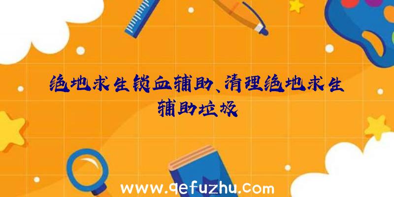 绝地求生锁血辅助、清理绝地求生辅助垃圾