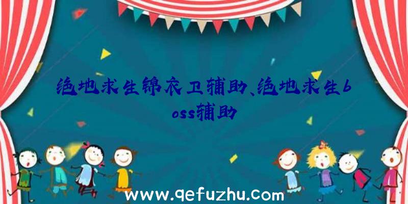 绝地求生锦衣卫辅助、绝地求生boss辅助