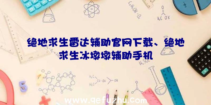 绝地求生雷达辅助官网下载、绝地求生冰墩墩辅助手机