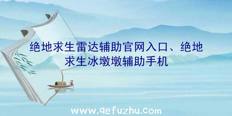 绝地求生雷达辅助官网入口、绝地求生冰墩墩辅助手机