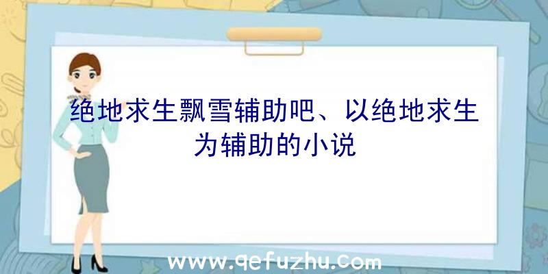 绝地求生飘雪辅助吧、以绝地求生为辅助的小说