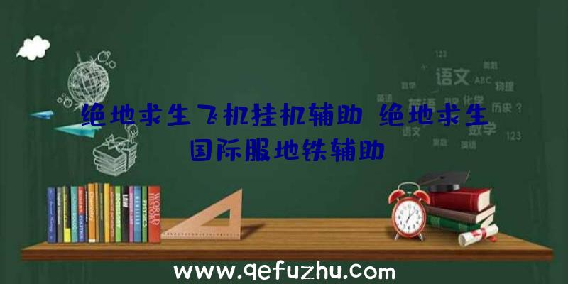 绝地求生飞机挂机辅助、绝地求生国际服地铁辅助