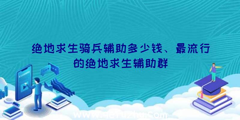 绝地求生骑兵辅助多少钱、最流行的绝地求生辅助群