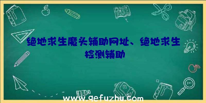 绝地求生魔头辅助网址、绝地求生