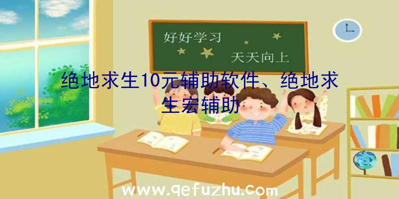 绝地求生10元辅助软件、绝地求生宏辅助