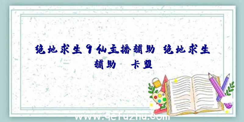 绝地求生9仙主播辅助、绝地求生辅助fz卡盟