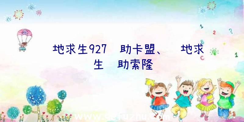 绝地求生927辅助卡盟、绝地求生辅助索隆