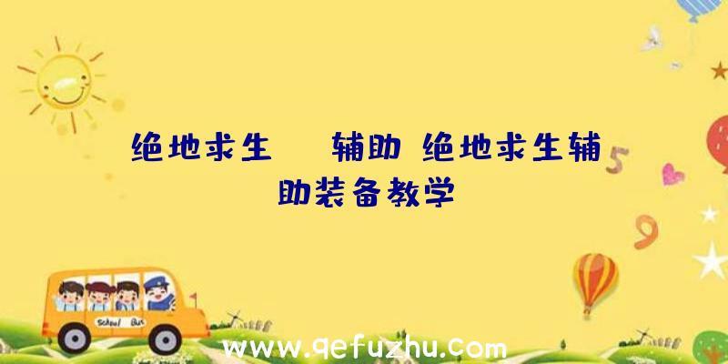 绝地求生amc辅助、绝地求生辅助装备教学