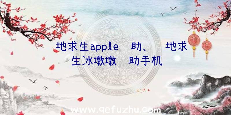 绝地求生apple辅助、绝地求生冰墩墩辅助手机