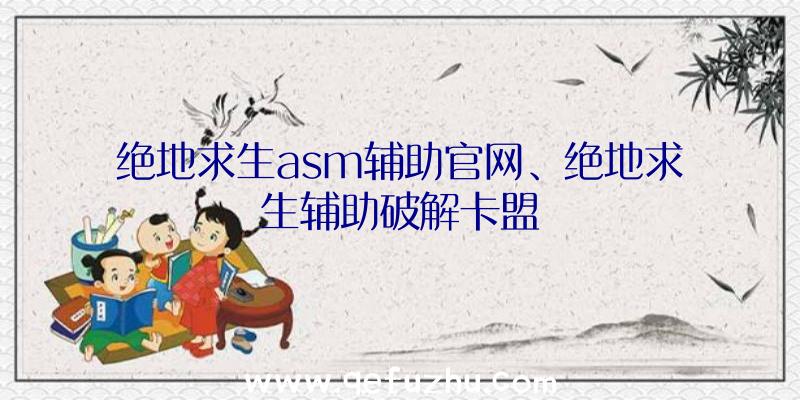 绝地求生asm辅助官网、绝地求生辅助破解卡盟