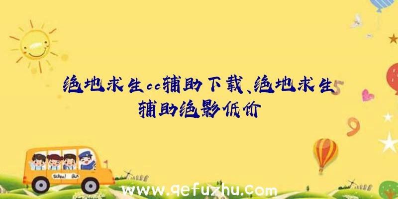 绝地求生cc辅助下载、绝地求生辅助绝影低价