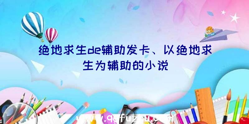 绝地求生de辅助发卡、以绝地求生为辅助的小说