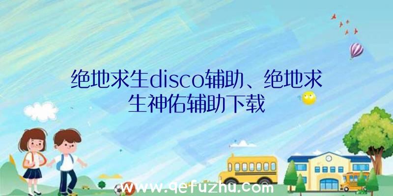 绝地求生disco辅助、绝地求生神佑辅助下载