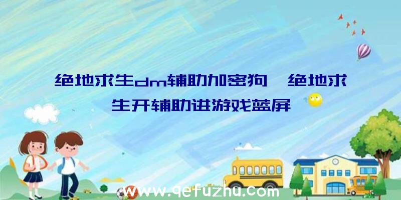 绝地求生dm辅助加密狗、绝地求生开辅助进游戏蓝屏