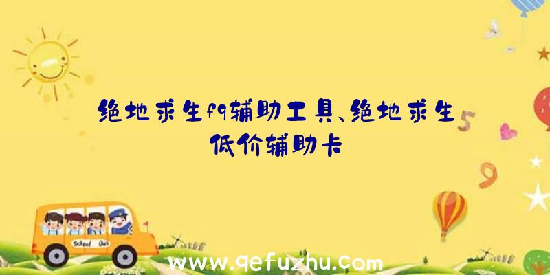 绝地求生f9辅助工具、绝地求生低价辅助卡