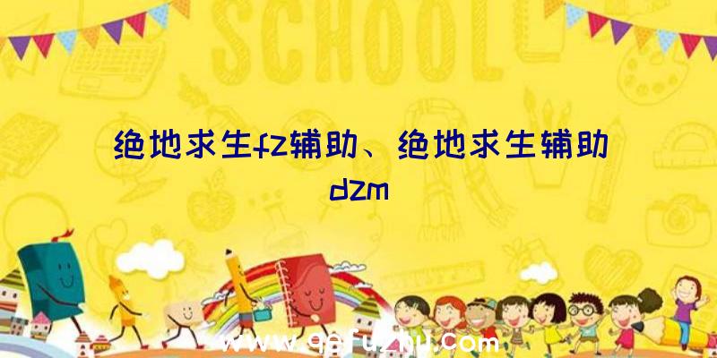 绝地求生fz辅助、绝地求生辅助dzm