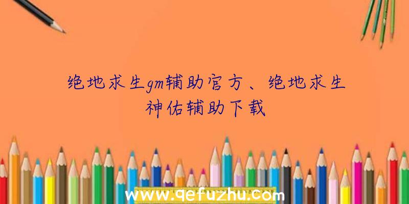 绝地求生gm辅助官方、绝地求生神佑辅助下载