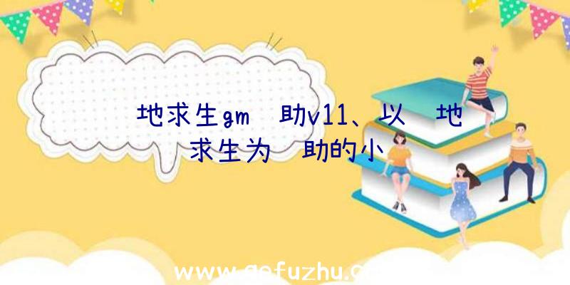 绝地求生gm辅助v11、以绝地求生为辅助的小说