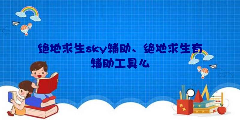 绝地求生sky辅助、绝地求生有辅助工具么