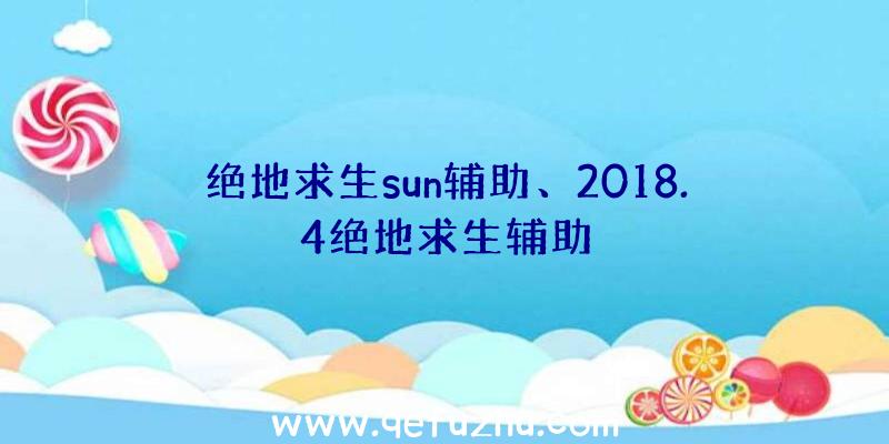 绝地求生sun辅助、2018.4绝地求生辅助