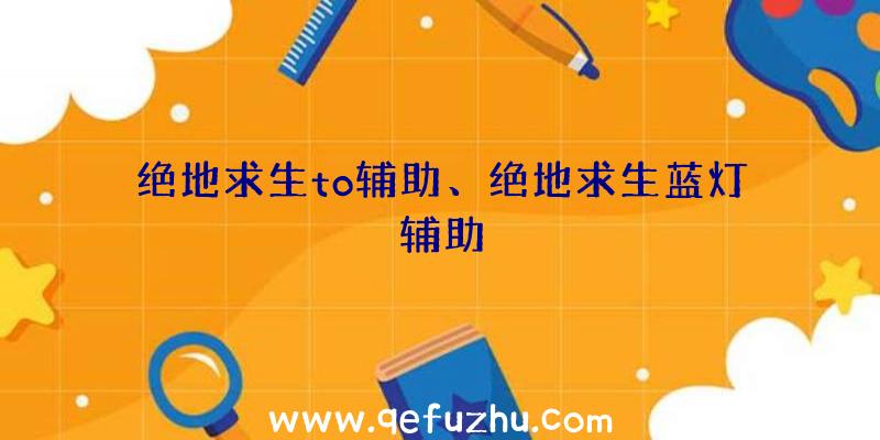 绝地求生to辅助、绝地求生蓝灯辅助