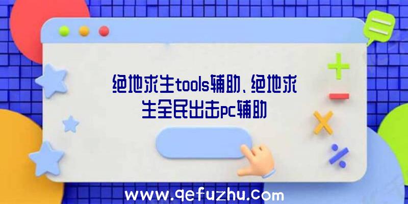 绝地求生tools辅助、绝地求生全民出击pc辅助