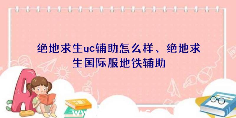 绝地求生uc辅助怎么样、绝地求生国际服地铁辅助