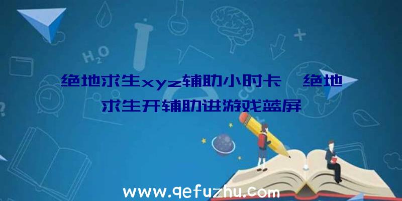 绝地求生xyz辅助小时卡、绝地求生开辅助进游戏蓝屏