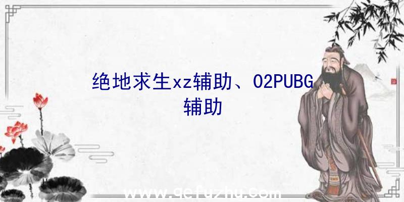 绝地求生xz辅助、02PUBG辅助