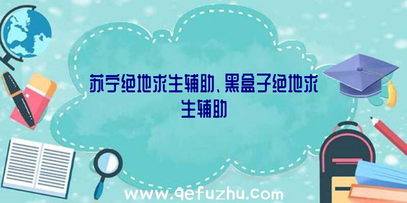 苏宁绝地求生辅助、黑盒子绝地求生辅助