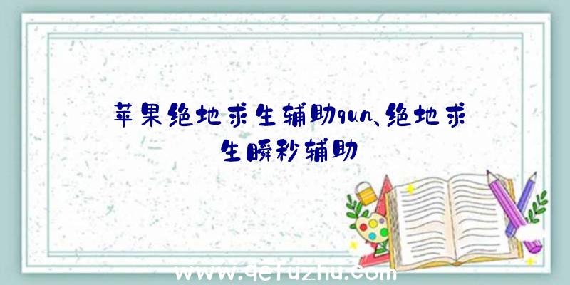 苹果绝地求生辅助qun、绝地求生瞬秒辅助