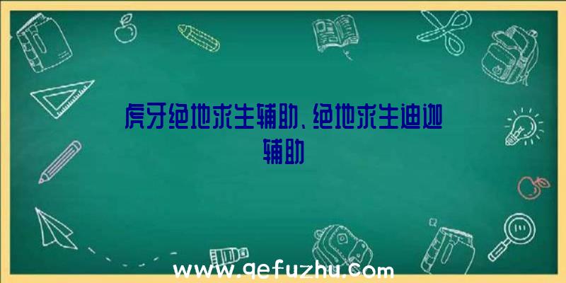 虎牙绝地求生辅助、绝地求生迪迦辅助