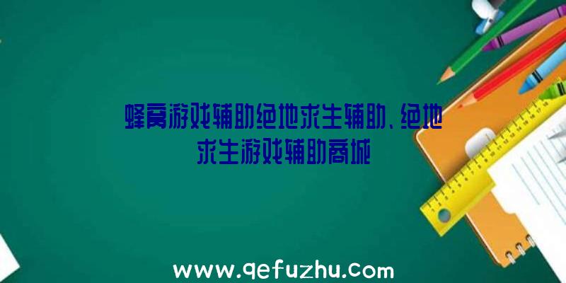 蜂窝游戏辅助绝地求生辅助、绝地求生游戏辅助商城