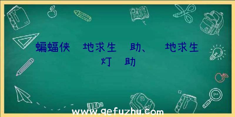 蝙蝠侠绝地求生辅助、绝地求生蓝灯辅助