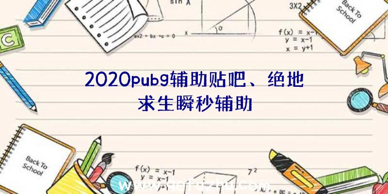 2020pubg辅助贴吧、绝地求生瞬秒辅助