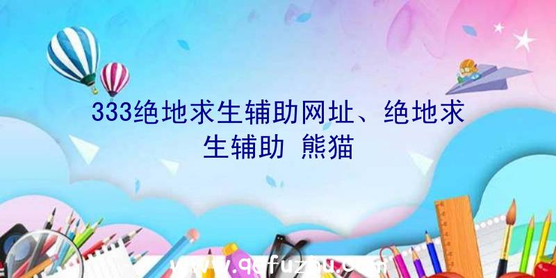 333绝地求生辅助网址、绝地求生辅助