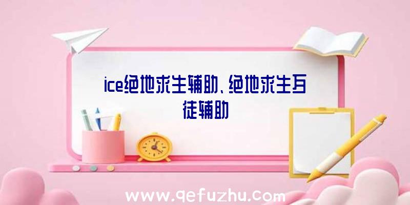 ice绝地求生辅助、绝地求生歹徒辅助