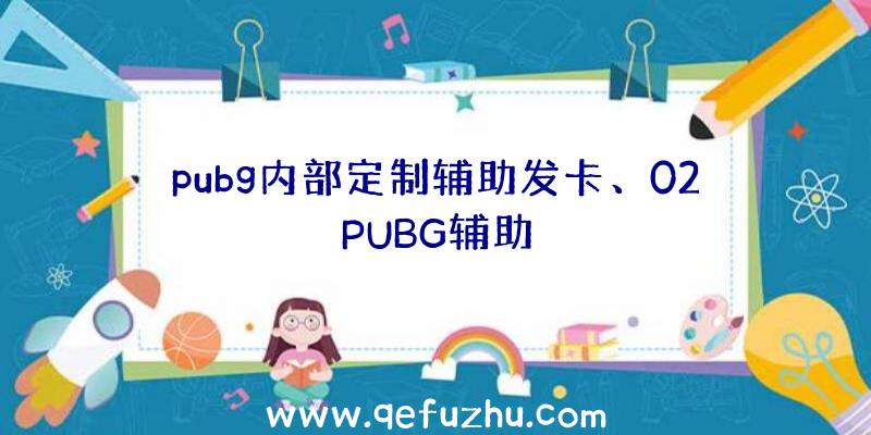 pubg内部定制辅助发卡、02PUBG辅助