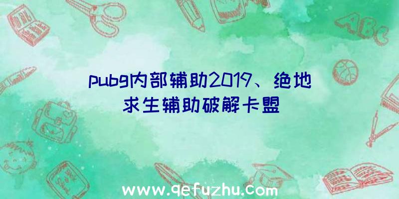 pubg内部辅助2019、绝地求生辅助破解卡盟