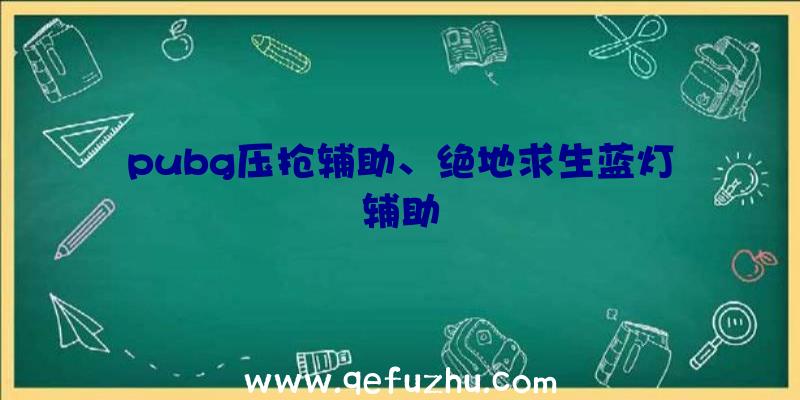 pubg压抢辅助、绝地求生蓝灯辅助